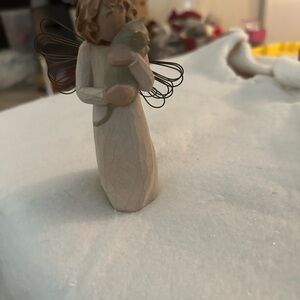 Demdaco Willow Tree Angel with Cat Figurine